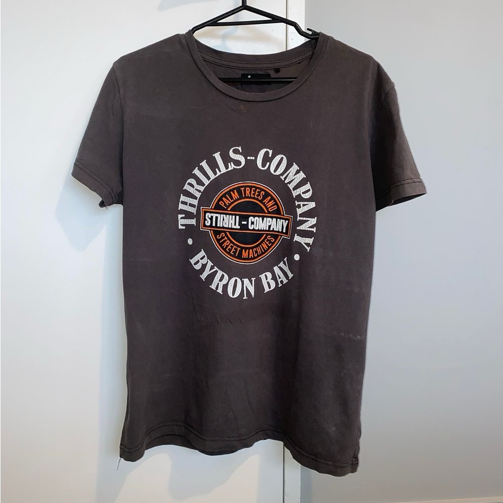 Charcoal Graphic Short Sleeve Tee